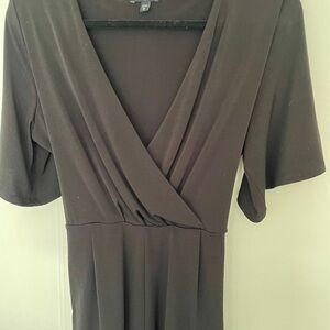 Express Black Wrap Romper with Tie Waist size Medium